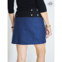 mini jupe, jupe courte, jupe patineuse, jupe tennis, jupe bleue, jupe coton, jupe femme