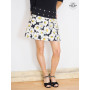 mini jupe, jupe courte, jupe patineuse, jupe tennis, jupe noire fleurs blanche, tropical, vacances ,plage, été, floral