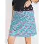 jupe droite, jupe, taille haute, jupe boutonnée, jupe evasée, jupe coton
