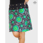 jupe motif arabesque, jupe imprimé oriantal, perse, jupe noire , jupe motif celtique, jupe africaine