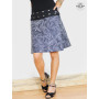 jupe trapèze grande taille, jupe noire femme ronde, jupe ete ceinture taille plus