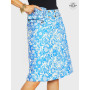 jupe avec pochette accrocher a la ceinture, jupe zippée, jupe bleue, jupe boheme, jupe hippie