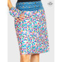 jupe portefeuille longue, jupe maxi, jupe genoux, jupe femme, jupe coton, jupe été, reversible