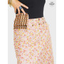 jupe femme avec poche, sacoche, ceinture zippée, jupe tube, jupe tulipe, jupe crayon, taille haute