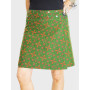 jupe trapèze, jupe zip, jupe imprimé reversible, jupe portefeuille, jupe verte, jupe été confortable