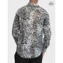 chemise originale animal felin leopard, cheetah, guepard, chemise de soirée, chemise homme stylée,