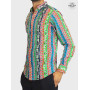 chemise originale homme, chemise africaine en coton, chemise animal, chemise fantaisie