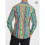chemise indienne homme, chemise azteque, chemise aborigène, chemise hippie, chemise ethnique, amérindienne, tribale
