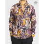 chemise originale pour homme, chemise fantaisie colorée, chemise atypique homme, chemise coton boutonnée