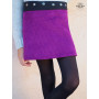 Jupe Portefeuille Fille en Velours Côtelé Violet Taille Unique - ILLICE