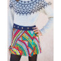 jupe ethnique fille motif madras wax africain tribal vert, jupe amerindienne, jupe fendue trapèze