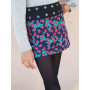 jupe ethnique originale pour fille coton imprimé ceinture boutonnée tissu boheme collection hiver automne