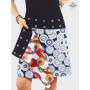 jupe portefeuille, jupe wrap, jupe asymetrique, jupe fendue, jupe originale, jupe coton, jupe enveloppe