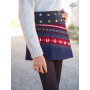 jupe noel cadeau petite fille, jupe fete de fin d'année, tenue fille pour noel, jupe fairisle, jupe bleue