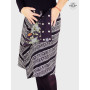 jupe wrap, jupe réversible, jupe fendue, jupe longue, jupe femme, jupe hiver