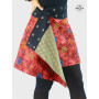 jupe wrap femme, jupe réversible portefeuille avec collant, jupe trapèze asymetrique