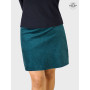 jupe verte jupe hiver cotelée femme reversible taille unique fendue coupe droite genoux verte armerie