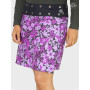 Jupe Hiver Femme Milleraies Imprimée Fleurie Mi-cuisses violette Taille unique Fournisseur Marque francaise