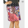 jupe multicolore, jupe colorée, jupe imprimé originale, motif abstrait, jupe fantaisie