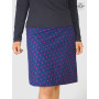 Jupe Hiver Réversible à Coeurs Longue Femme velours ceinture noire bouton pression fait main marseille