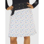jupe wrap blanche liberty à poche ceinture en jean noire boutonnée pour femme