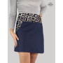 jupe jean femme réversible coton motif carreaux kilt tartan ecossais vichy ska damier noir et blanc