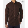 chemise a rayures rouge, chemise homme rayée, chemise bayadere cintrée bouton pression