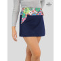 Jupe Femme Ceinturée Taille Unique et Réglable Motif Fleuri - PACAP