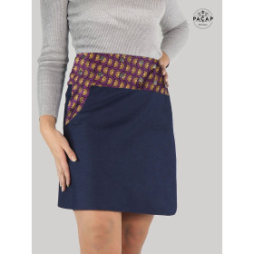 jupe portefeuille femme