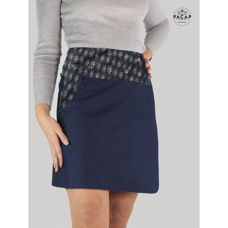 jupe grande taille femme avec poche