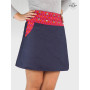 jupe femme ronde, jupe jean taille haute, jupe grande taille réglable, jupe jean boutonnée taille haute