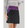 jupe jean, jupe femme enceinte ronde, jupe poche, jupe jean noire boutonnée, jupe ceinture large, jupe grande taille