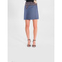 jupe droite en jean bleu grande taille