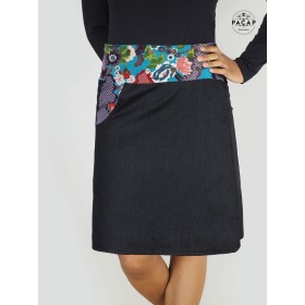 jupe longue en jean grande taille