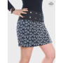 mini jupe bleue femme portefeuille nuage