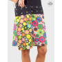jupe réversible a fleurs pour femme en coton taille haute, jupe portefeuille, wrap, jupe rétro, jupe blossom