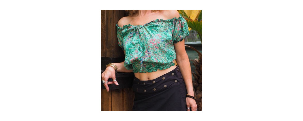 Grossiste Haut TOP FEMME cœur croisé Modulable Transformable Sexy