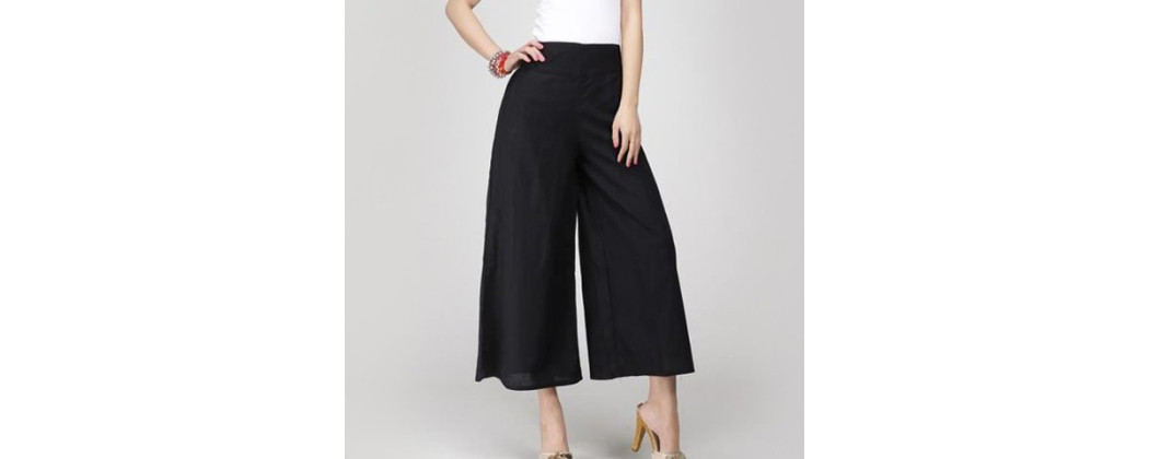 Pantalon large femme, pantalon jupe et palazzo