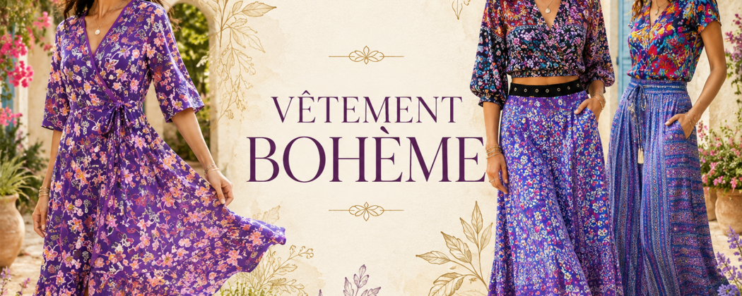 Vêtements Bohèmes pour Femme Imprimés, Colorés et Tailles Uniques
